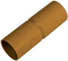 Муфта труба-труба с ограничителем ПВХ Промрукав Д=50 IP40 бук картинка